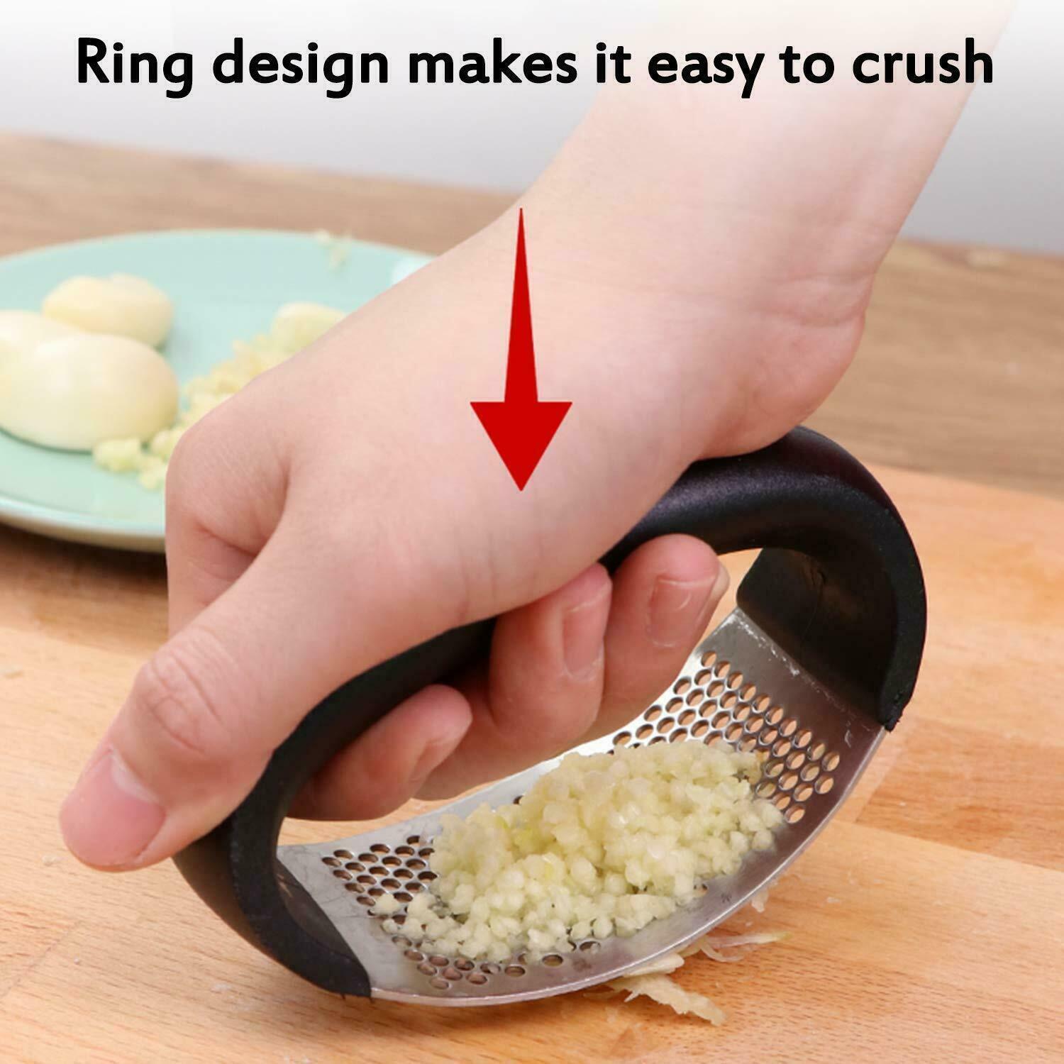 Anual Stainless Steel Garlic Press Manual Garlic Mincer