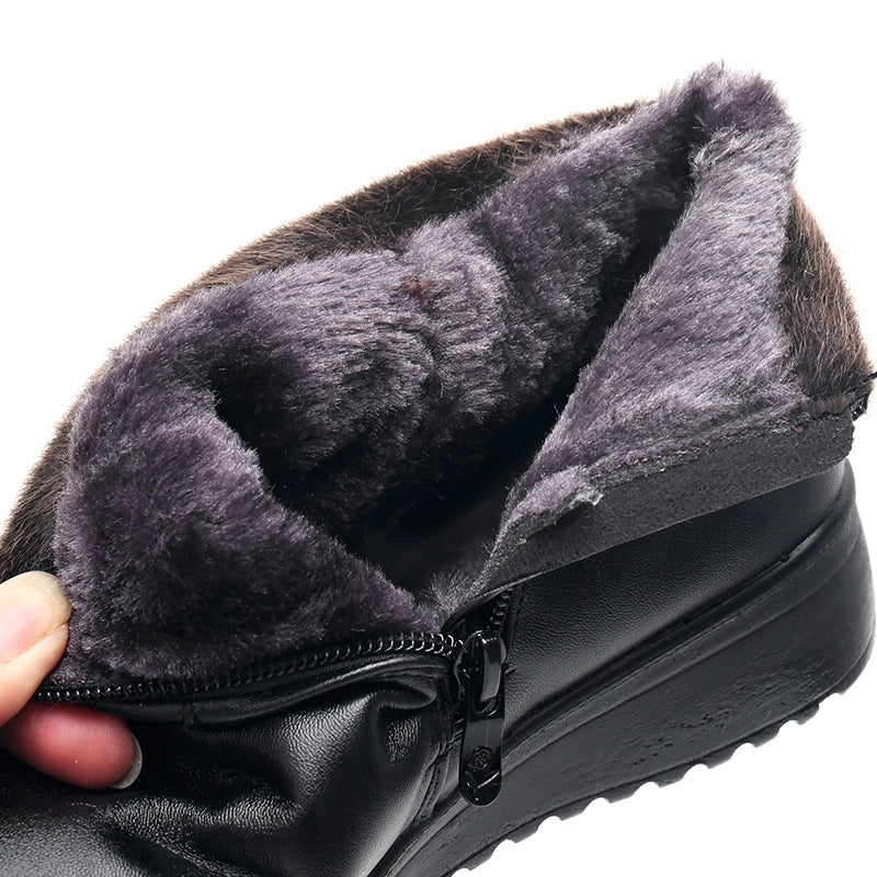 Winter Women's Cotton Flat Shoes