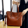 Oil Wax Leather Shoulder Messenger Tote Bag