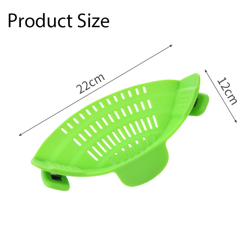 Anti-spill Pasta Pot Food Strainer