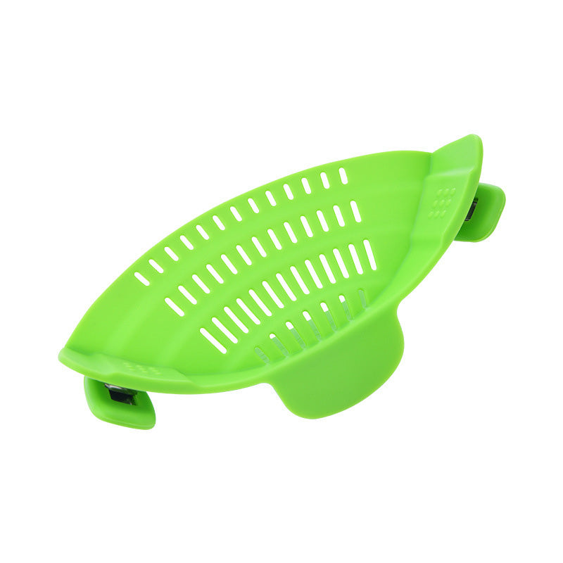 Anti-spill Pasta Pot Food Strainer