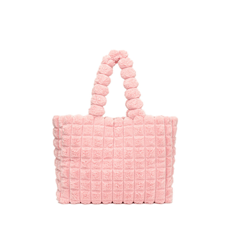 High Capacity Shopping Plush Bag