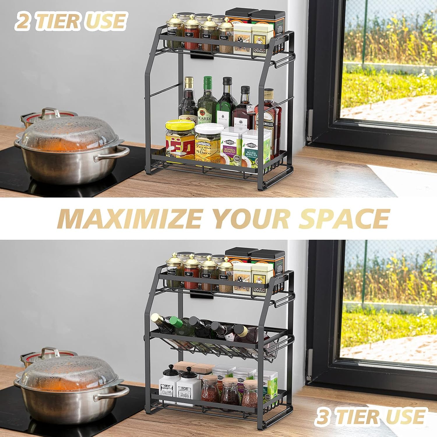 Spice Kitchen Shelf Rack Organizer