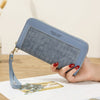 Women's  long zipper purse
