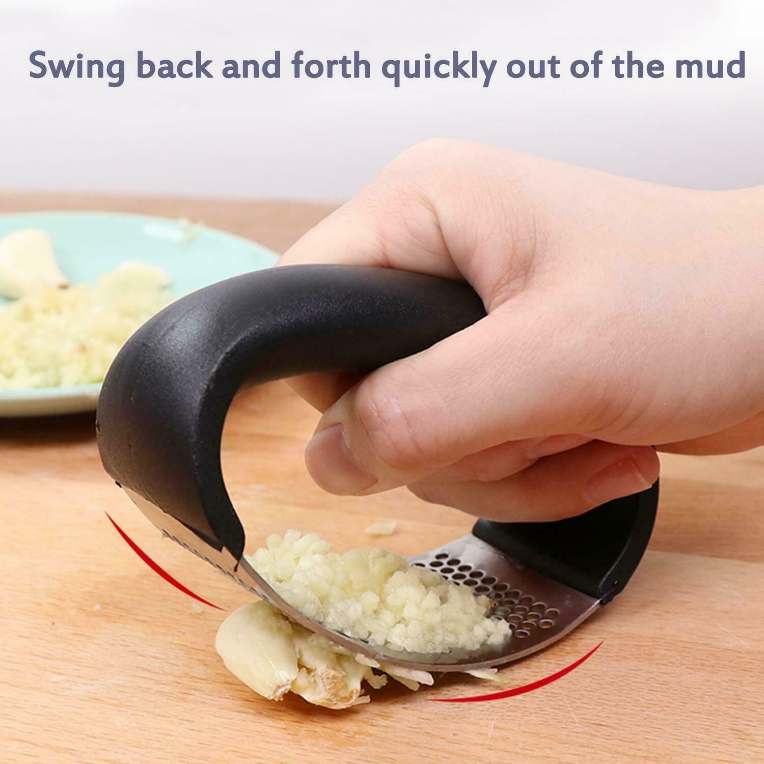 Anual Stainless Steel Garlic Press Manual Garlic Mincer