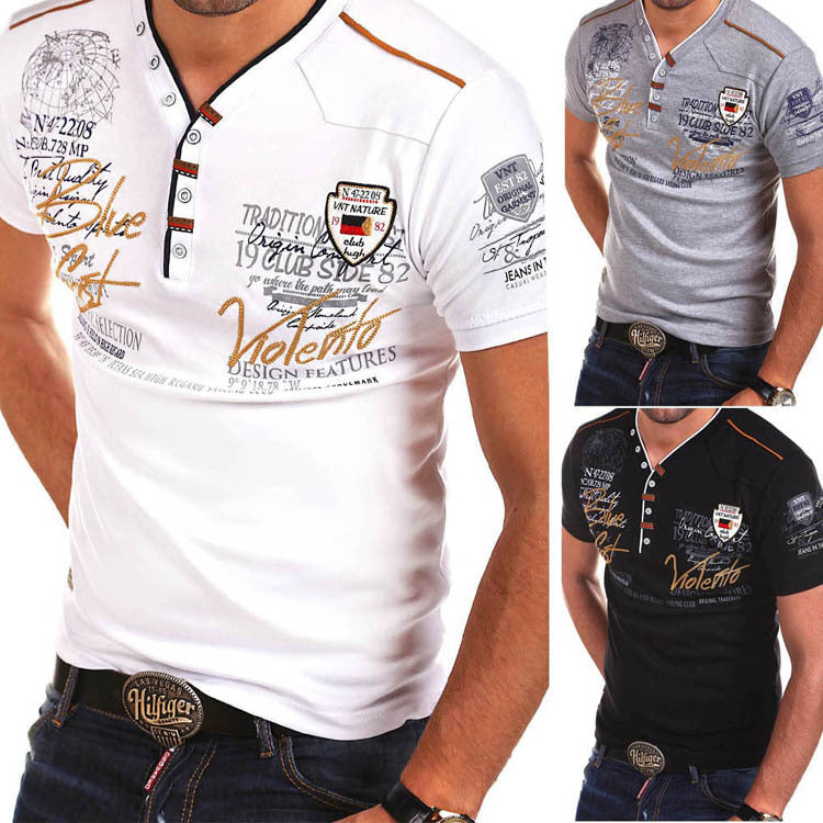 Mens T-shirts Fashion Short-sleeved T-shirts