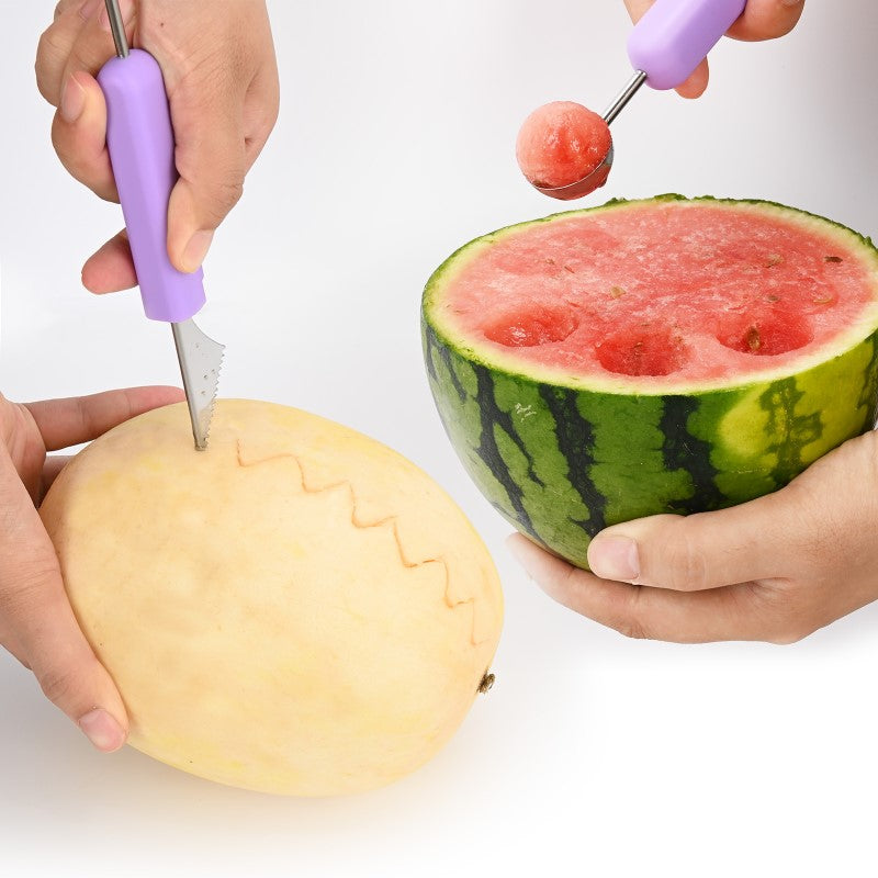 4 In 1 Stainless Steel Watermelon Cutter