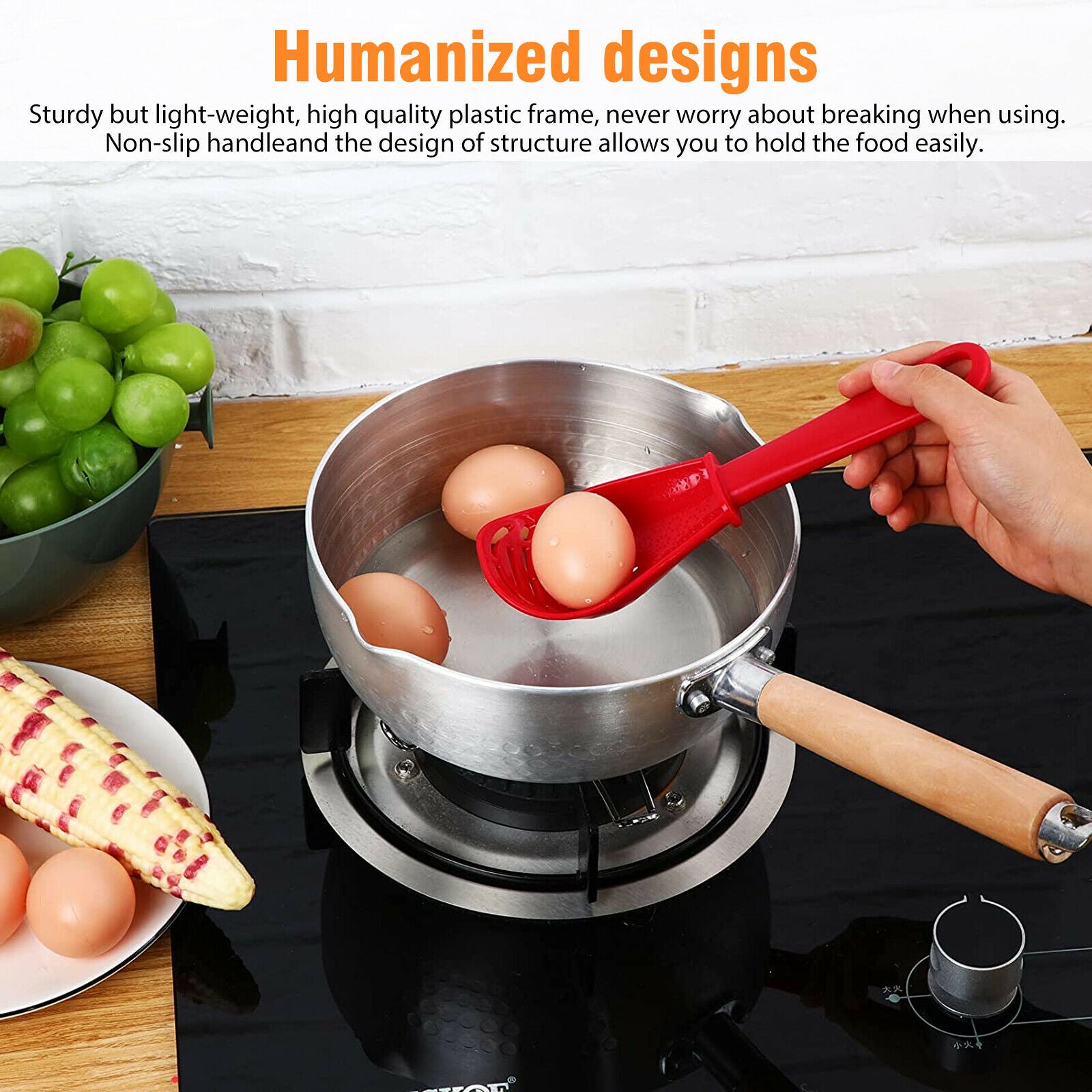 2PCS Kitchen Cooking Spoon Tool