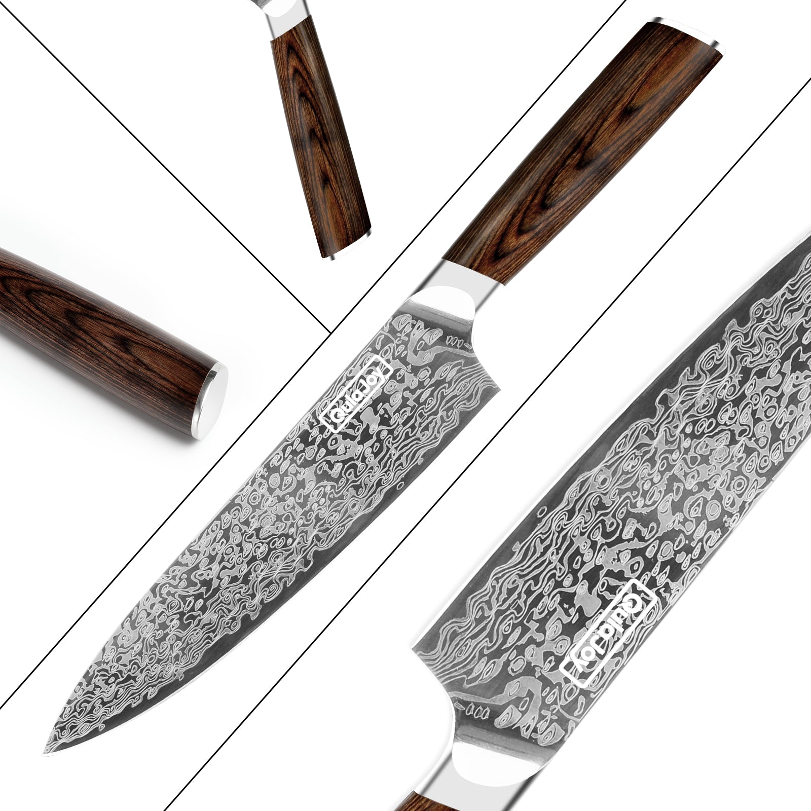 High Carbon German Steel Cooking Knives