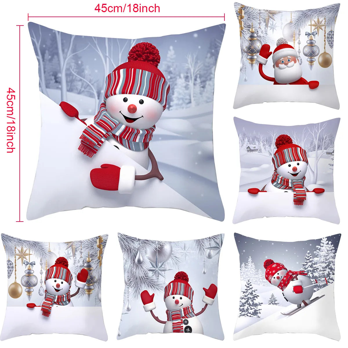 Merry Christmas Cushion Cover