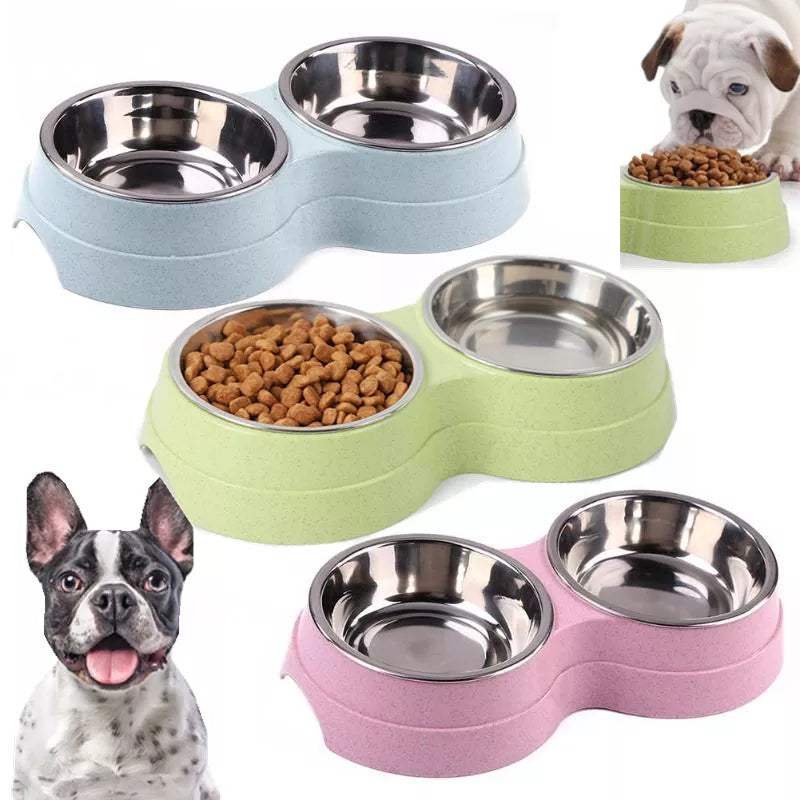 Pet Double Bowls