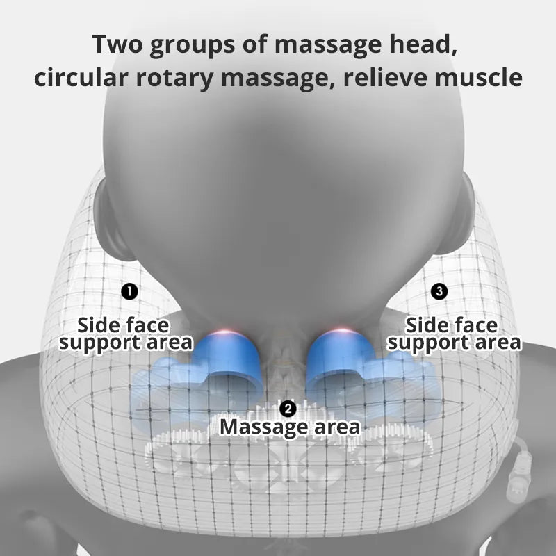 Electric Neck Massager U shaped Pillow