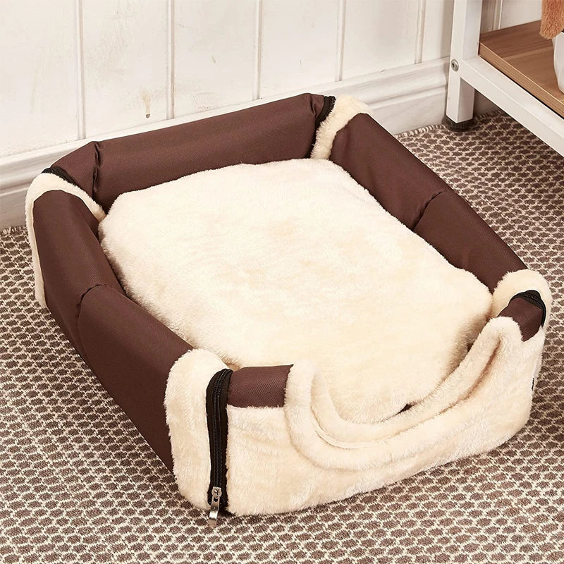 Dog Soft Cozy Cave House Bed