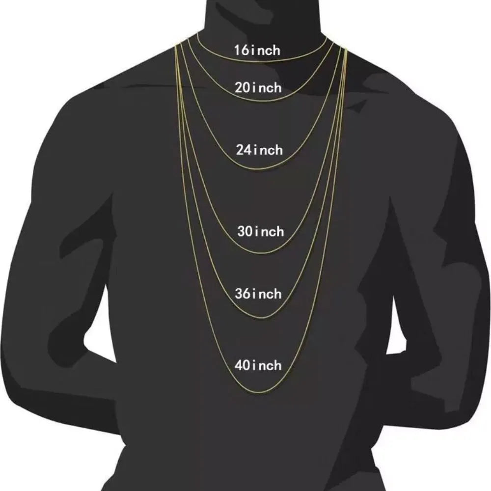 Men Women Shiny Cross Pendant Necklace