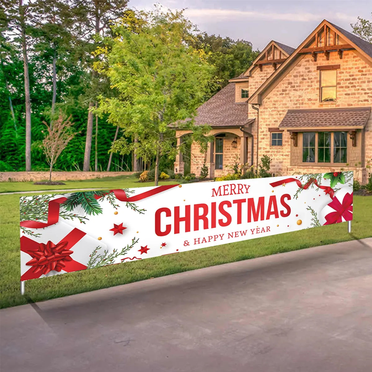 Christmas Decorations Outdoor Banner