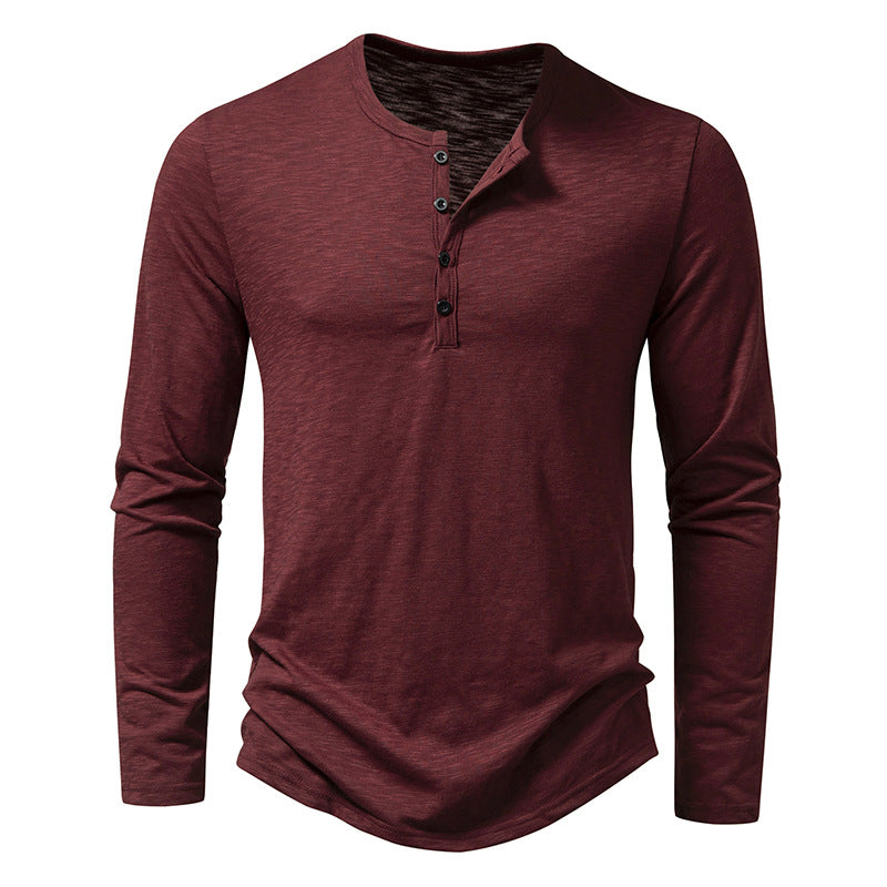 Mens Clothing Long Sleeve T-shirt