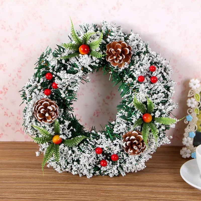 Christmas Door Artificial Hanging Wreath