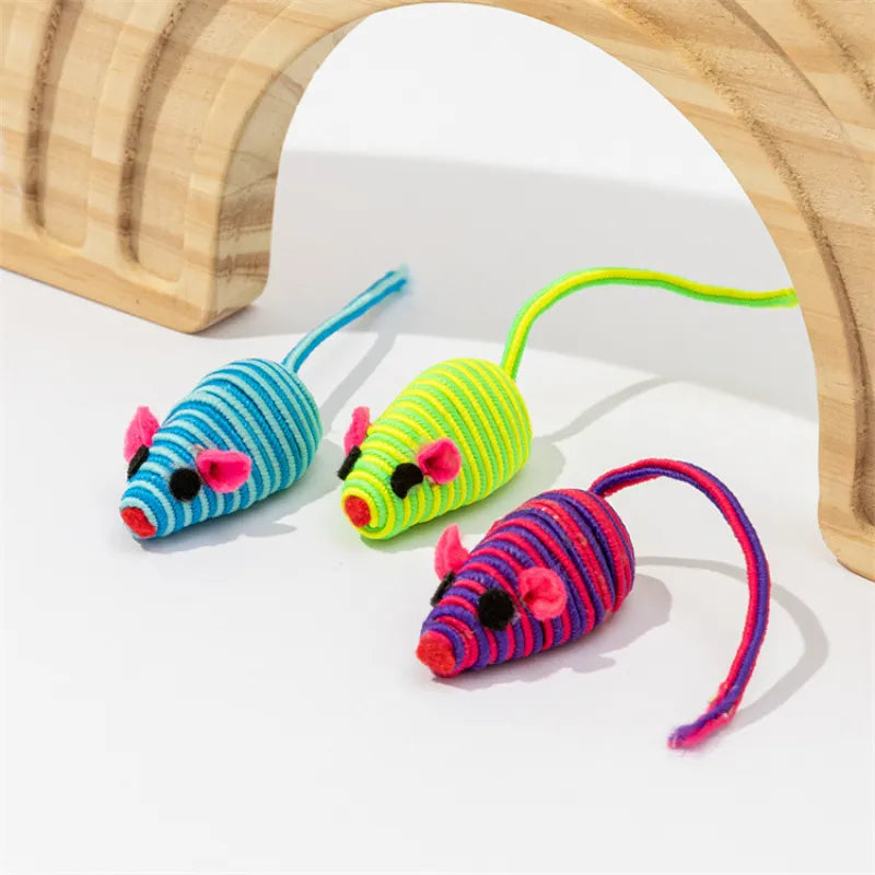 Cat Color Winding Mouse Toy