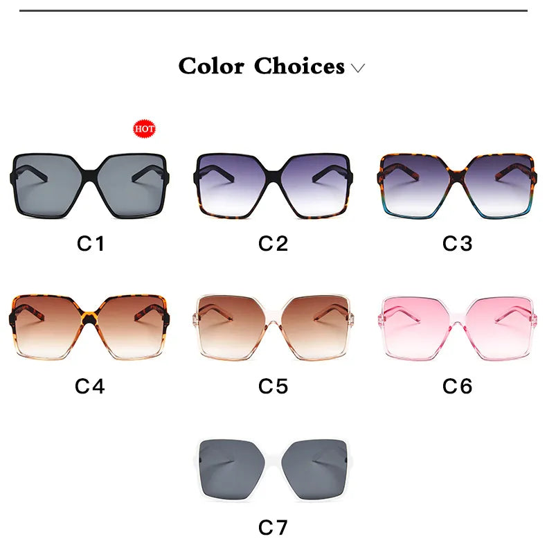 Fashion Women Oversize Sunglasses