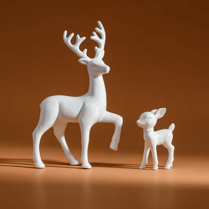 Room Decor Mother Deer Cute Kids Sculptures