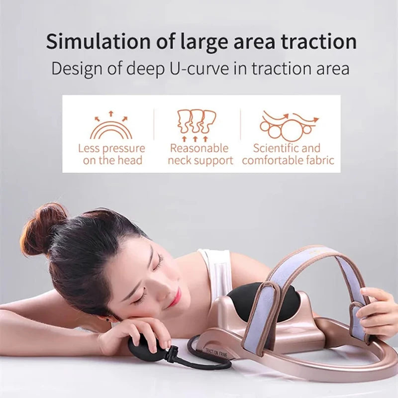 Filled Air neck health care Cervical Tractor Pillow