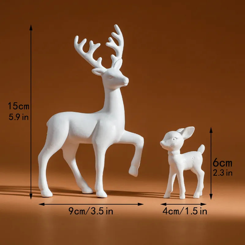 Room Decor Mother Deer Cute Kids Sculptures