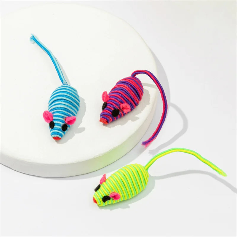 Cat Color Winding Mouse Toy