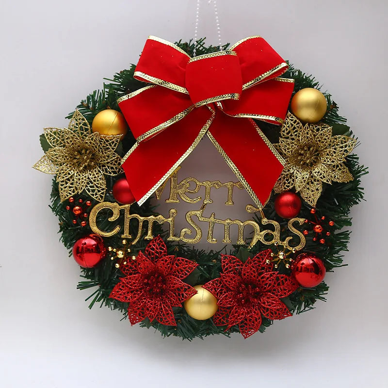 Wall Door Christmas Decorations  Wreath