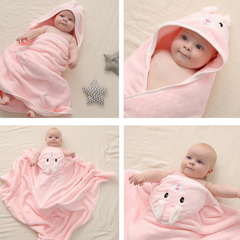 Cartoon Baby Bath Towels