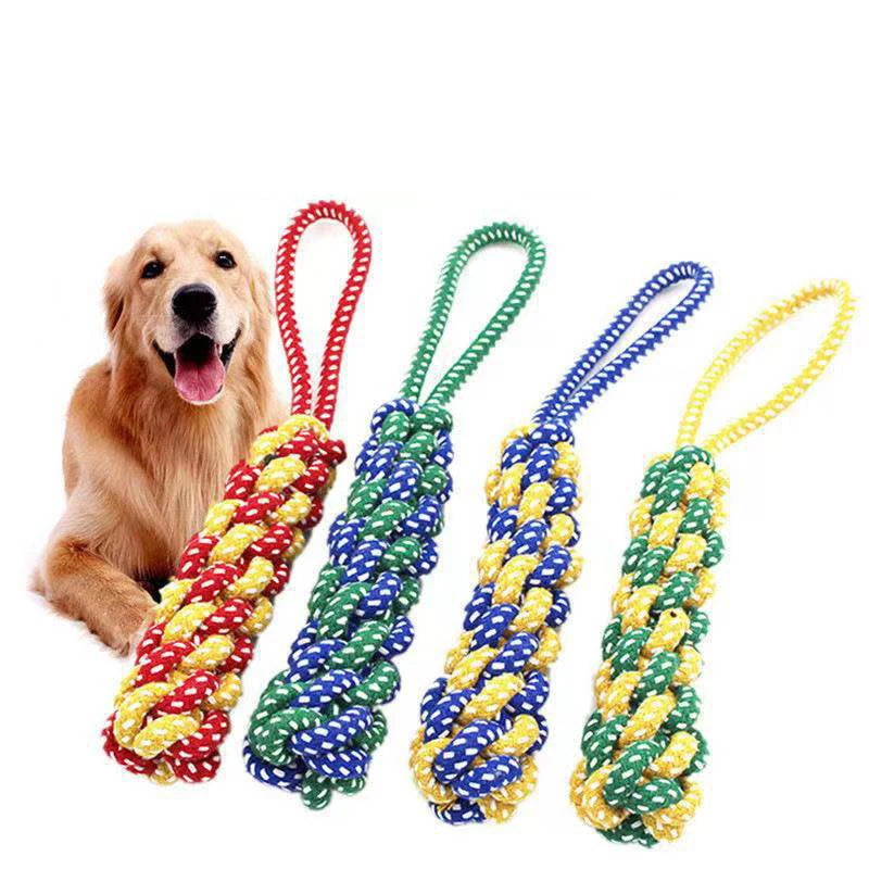 Dog Carrot Knot Rope Ball Chew Toy