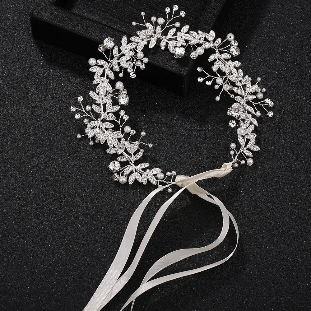 Crystal Flower Headband