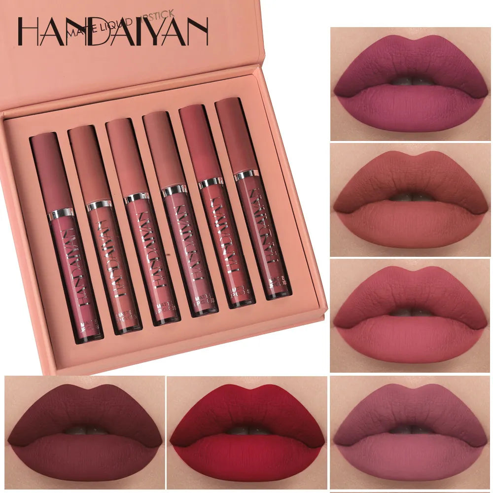 6Pcs Makeup Lipstick