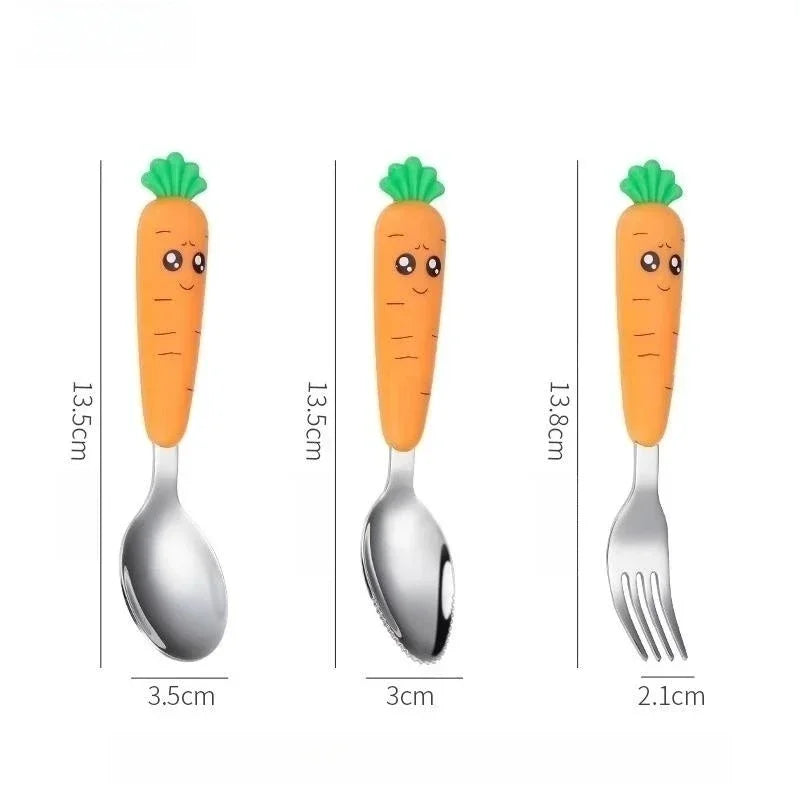 Baby Feeding Utensils Fork Spoon