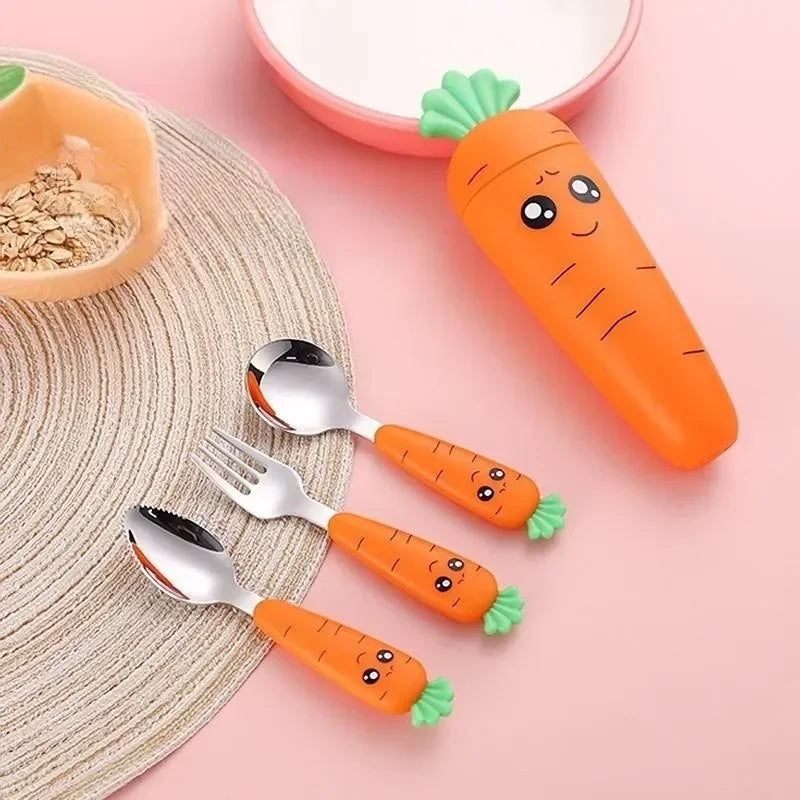 Baby Feeding Utensils Fork Spoon