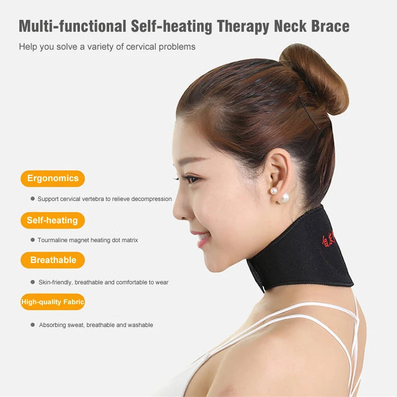 1PC Tourmaline Self-heating Neck Brace Belt