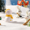 Miniature Christmas Couple Figurines