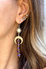 Natural Purple Quartz Earrings