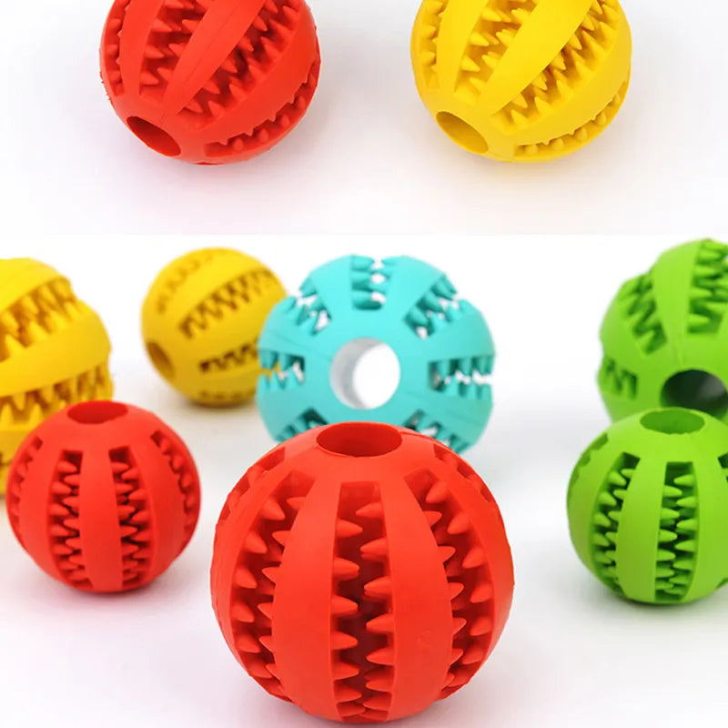 Pet Dog Interactive Rubber Balls Toy