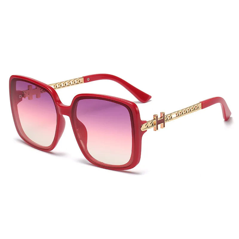 fashion large frame personalized  sunglasses