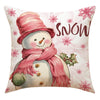 Santa Claus Snowman Pillowcase