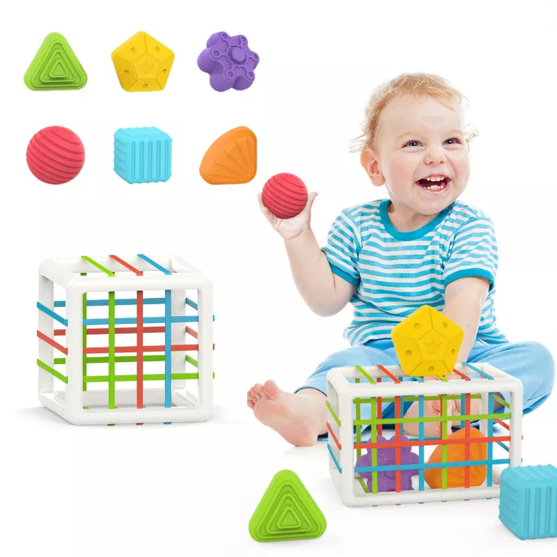 Montessori Colorful Shape Blocks