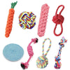 Dog Carrot Knot Rope Ball Chew Toy