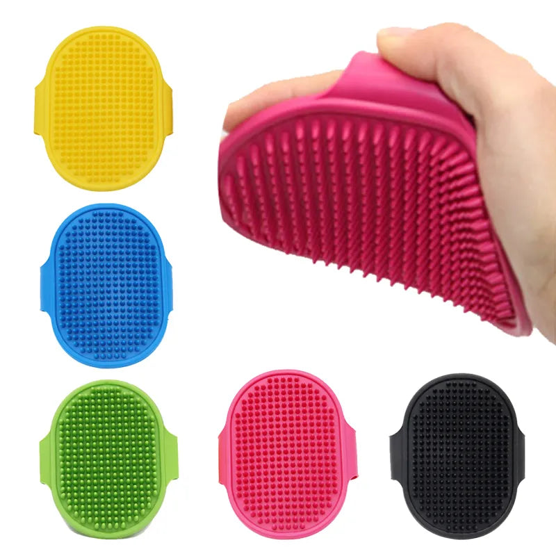 Soft Rubber Dog Cat Brush