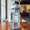 Plastic Straw Water Bottle