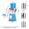 3-in-1 Rotary Food Slicer Chopper