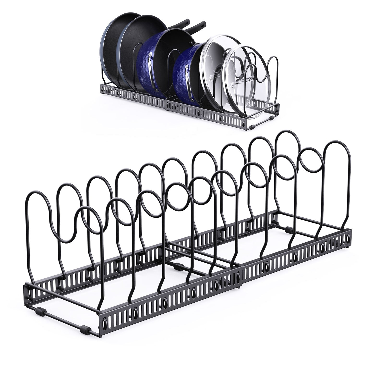 Organizer Rack Pot And Pan Lid Holder