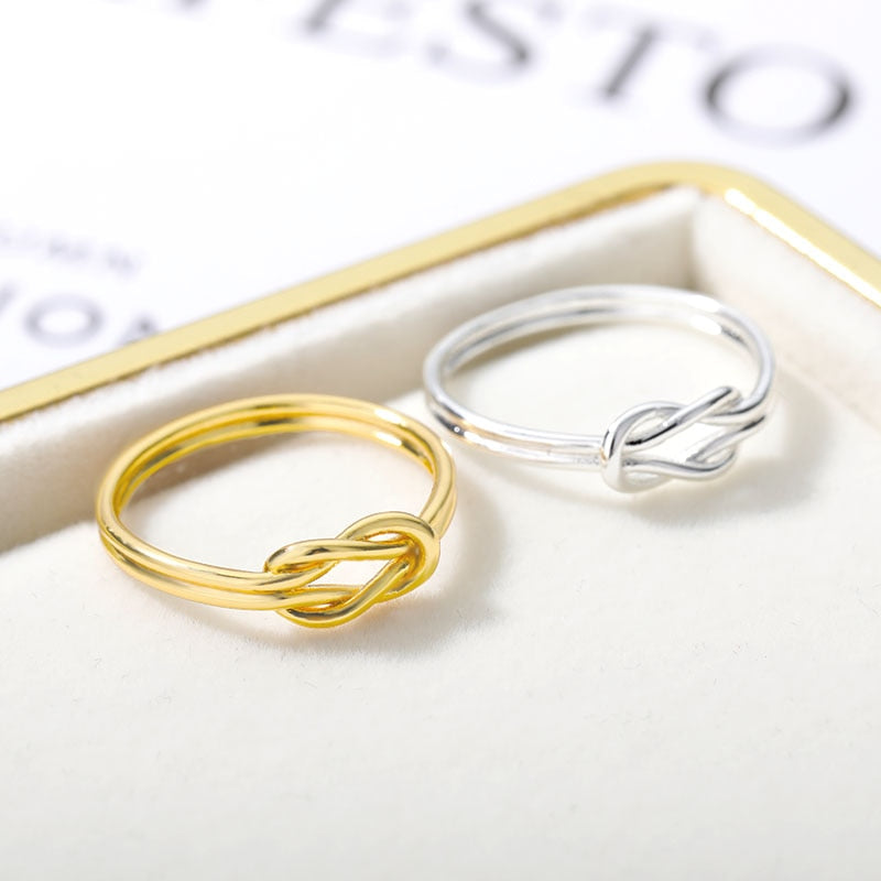 Knot Infinity Rings For Women and Girls