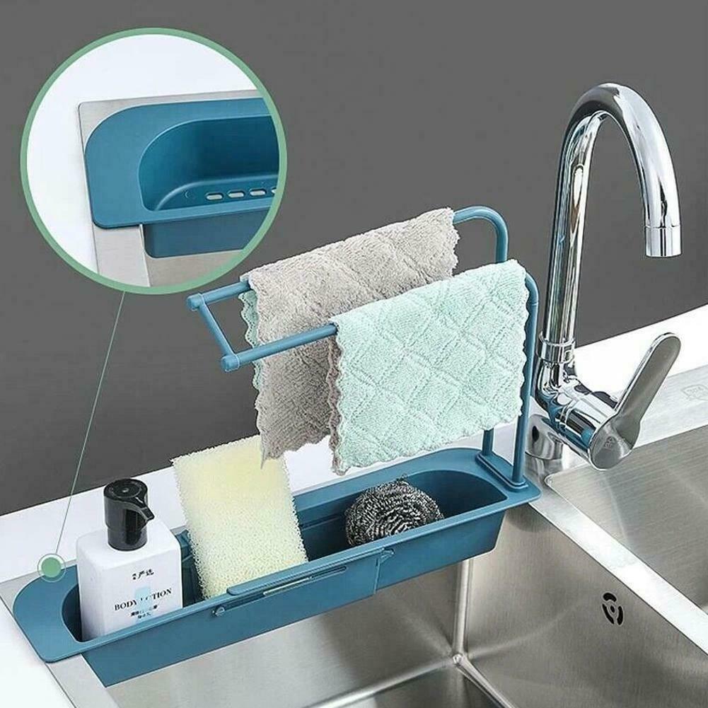 Expandable Drain Kitchen Sponge Basket