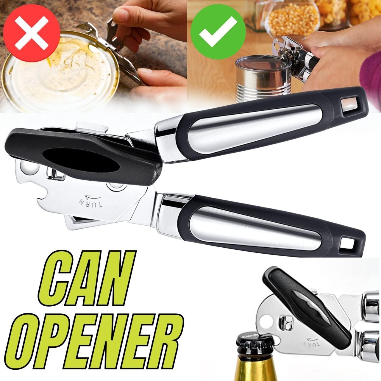 Manual Handheld Can Opener