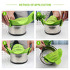 Anti-spill Pasta Pot Food Strainer